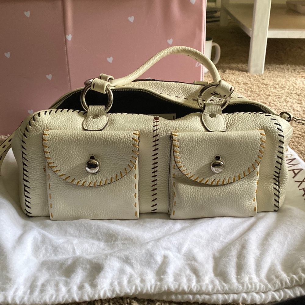 Cream Hand bag from BCBG